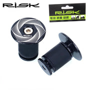 FnLune 1 Pair Bicycle Grip Handlebar End Cap Aluminium Alloy Lock MTB Mountain Handle Bar Grips End Plugs for Bike Handlebar - FnLune