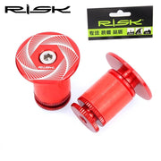 FnLune 1 Pair Bicycle Grip Handlebar End Cap Aluminium Alloy Lock MTB Mountain Handle Bar Grips End Plugs for Bike Handlebar - FnLune