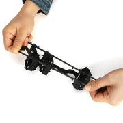 FnLune 1 Pair M L 24 Teeth Anti - Slip Ice Grips Gripper Shoes Boot Hiking Ice Climbing Shoe Spikes Climbing Chain Crampons Shoes Cover - FnLune