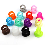 FnLune 10 Pcs Flared Mouth Professional Silicone Hairdressing Clippers Pet Clippers Pair of Coloured Finger Rings - FnLune