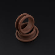 FnLune 10 Pcs Flared Mouth Professional Silicone Hairdressing Clippers Pet Clippers Pair of Coloured Finger Rings - FnLune