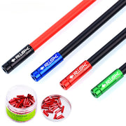 FnLune 10pcs RISK Bike Bicycle Aluminum Alloy 4mm 5mm Derailleur Shift Brake Cable End Cap Housing Ferrules Crimps Dust Cover Wire Tip - FnLune