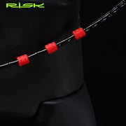 FnLune 10pcs / Set RISK Bicycle Cable Protector Rubber Sleeve Protective Silicone For Bicycle Shift Derailleur Brake Cable Frame Wrap - FnLune