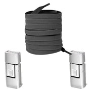 FnLune 1/2 Pair Rectangle Rectangle Elastic Laces No Tie Shoe Laces 8MM Wide Flat Shoelaces Without Ties Kids Adult Shoe Accessories - FnLune