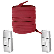 FnLune 1/2 Pair Rectangle Rectangle Elastic Laces No Tie Shoe Laces 8MM Wide Flat Shoelaces Without Ties Kids Adult Shoe Accessories - FnLune