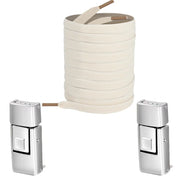 FnLune 1/2 Pair Rectangle Rectangle Elastic Laces No Tie Shoe Laces 8MM Wide Flat Shoelaces Without Ties Kids Adult Shoe Accessories - FnLune