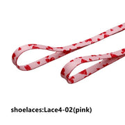 FnLune 120/140/160cm Stars Moon Sky Blue Smoke Purple Love Shoelaces Sneakers Flat Shoelaces - FnLune