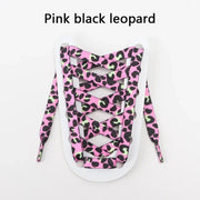 FnLune 1Pair Animal Pattern Shoelaces Flat AF1/AJ Sneakers Shoe laces Tiger/Snake/Leopard Print Shoelace 120/140/160CM Shoes Strings - FnLune