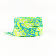 FnLune 1Pair Colorful Leopard Print Shoelaces AF1 Sneakers Shoe Laces Fashion Quality Flats Shoelace 120/140/160CM Shoes Accessories - FnLune