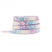 FnLune 1Pair Colorful Leopard Print Shoelaces AF1 Sneakers Shoe Laces Fashion Quality Flats Shoelace 120/140/160CM Shoes Accessories - FnLune