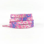 FnLune 1Pair Colorful Leopard Print Shoelaces AF1 Sneakers Shoe Laces Fashion Quality Flats Shoelace 120/140/160CM Shoes Accessories - FnLune