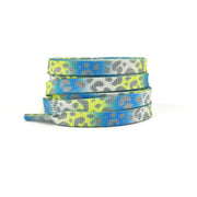 FnLune 1Pair Colorful Leopard Print Shoelaces AF1 Sneakers Shoe Laces Fashion Quality Flats Shoelace 120/140/160CM Shoes Accessories - FnLune