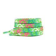 FnLune 1Pair Colorful Leopard Print Shoelaces AF1 Sneakers Shoe Laces Fashion Quality Flats Shoelace 120/140/160CM Shoes Accessories - FnLune