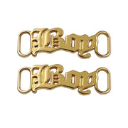 FnLune 1Pair DIY Letter Shoelaces Buckle Decorations Sneaker Kits Metal Lace Buckle - FnLune