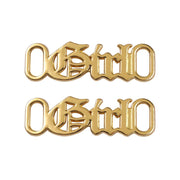 FnLune 1Pair DIY Letter Shoelaces Buckle Decorations Sneaker Kits Metal Lace Buckle - FnLune