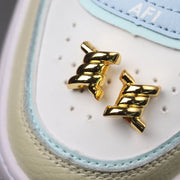 FnLune 1pair Shoelace Buckle Metal Shoelaces AF1 - FnLune