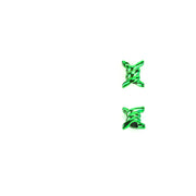 FnLune 1pair Shoelace Buckle Metal Shoelaces AF1 - FnLune