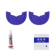 FnLune 1pair Shoes Wear - resistant Sole Protector Sneakers Outsole Rubber Soles Stickers Anti - slip Self Adhesive Shoe Sticker Pads - FnLune