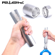 FnLune 1Set Bicycle Front Fork Crown Installation Tool Bike Headset Race Tool Anti - Slip Setting System Extension for 28.6mm 1.5 1.25 F - FnLune