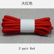 FnLune 2 Pairs Solid Round Pure Round Shoelaces - FnLune