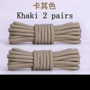 FnLune 2 Pairs Solid Round Pure Round Shoelaces - FnLune