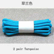 FnLune 2 Pairs Solid Round Pure Round Shoelaces - FnLune