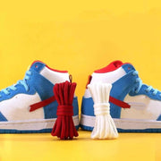 FnLune 22color Sport White Shoes Laces Shoe Candy Colors No Elasticity Round Shoelaces - FnLune