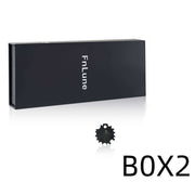 FnLune 440C 6 Inch Platinum Flat Scissors Hairdressing Scissors - FnLune