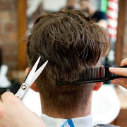 FnLune 440C 6 Inch Semi - Gold Damascus Pattern Hairdressing Scissors - FnLune