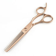 FnLune 440C 6.0’ Frosted Gold Hairdressing Scissors - FnLune