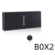 FnLune 440C 6.0 Inch Black Gem Double Sided Sword Hairdressing Scissors - FnLune