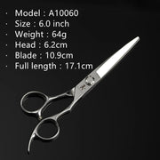 FnLune 440c 6inch Professional Hair Salon Scissors Cut Barber Accessories - FnLune