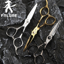 FnLune 4.5 Inch Vg - 10 Professional Hair Salon Scissors Cut Barber - FnLune
