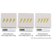 FnLune 4pcs/Set Bicycle M6x16mm M6x18mm M6x20mm Titanium Disc Brake Caliper Bolts Arm Crank Screws - FnLune