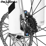 FnLune 4pcs/Set Bicycle M6x16mm M6x18mm M6x20mm Titanium Disc Brake Caliper Bolts Arm Crank Screws - FnLune