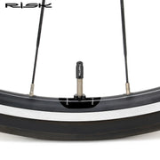 FnLune 5 Pairs (10PCS) RISK MTB Road Bike Bicycle Elliptic Presta Valve Stickers Tube Rim Protection Pad Air Nozzle Gasket DROPSHIPPING - FnLune