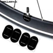FnLune 5 Pairs (10PCS) RISK MTB Road Bike Bicycle Elliptic Presta Valve Stickers Tube Rim Protection Pad Air Nozzle Gasket DROPSHIPPING - FnLune