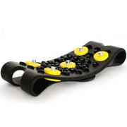 FnLune 5 - Stud Snow Ice Claw Climbing Anti Slip Spikes Grips Crampon Cleats Shoes Cover for Women Men Boots Cover Size 35 - 43 - FnLune