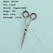 FnLune 5.5 Inch Super Fine Dovetail Professional Hair Salon Scissors - FnLune
