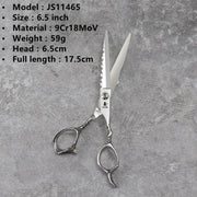 FnLune 6 6.5 Inch 9Cr18MoV Professional Hair Salon Scissors Cut - FnLune