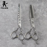 FnLune 6 6.5 Inch 9Cr18MoV Professional Hair Salon Scissors Cut - FnLune