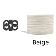 FnLune 6 MM Press Lock Shoelaces Without Ties Elastic - FnLune