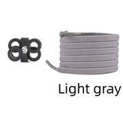 FnLune 6 MM Press Lock Shoelaces Without Ties Elastic - FnLune