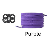 FnLune 6 MM Press Lock Shoelaces Without Ties Elastic - FnLune