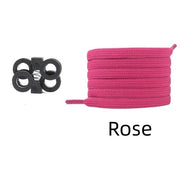 FnLune 6 MM Press Lock Shoelaces Without Ties Elastic - FnLune