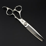 FnLune 6.0’ CNC Blade Sakura Hairdressing Scissors Haircutting Scissors Flat Scissors - FnLune