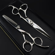 FnLune 6.0’ CNC Blade Sakura Hairdressing Scissors Haircutting Scissors Flat Scissors - FnLune