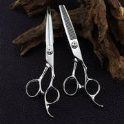 FnLune 6.0’ CNC Blade Sakura Hairdressing Scissors Haircutting Scissors Flat Scissors - FnLune