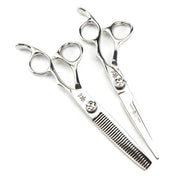 FnLune 6.0’ CNC Blade Sakura Hairdressing Scissors Haircutting Scissors Flat Scissors - FnLune