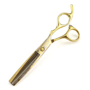 FnLune 6.0’ Gold Damascus Hairdressing Scissors Barber Scissors Dental Scissors - FnLune
